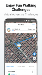 اسکرین شات برنامه Pacer Pedometer & Step Counter 3