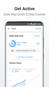 اسکرین شات برنامه Pacer Pedometer & Step Tracker 4