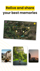 اسکرین شات 5 برنامه Relive: Run, Ride, Hike & more