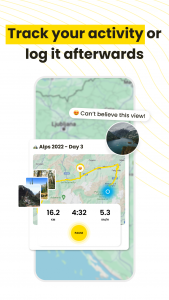 اسکرین شات 3 برنامه Relive: Run, Ride, Hike & more