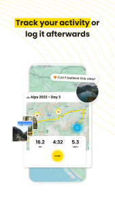 اسکرین شات 3 برنامه Relive: Run, Ride, Hike & more