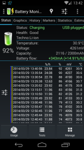 اسکرین شات برنامه 3C Battery Manager 3
