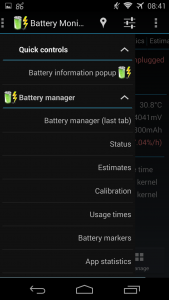 اسکرین شات برنامه 3C Battery Manager 5