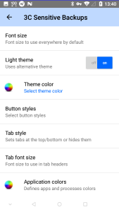 اسکرین شات 3 برنامه 3C Sensitive Backups