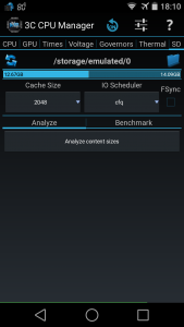 اسکرین شات برنامه 3C CPU Manager (root) 5