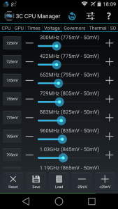 اسکرین شات برنامه 3C CPU Manager (root) 3