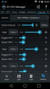 اسکرین شات 4 برنامه 3C CPU Manager (root)