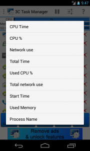 اسکرین شات برنامه 3C Task Manager 6