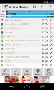 اسکرین شات برنامه 3C Task Manager 4