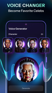 اسکرین شات برنامه Celebs AI text to voice clone 2