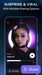 اسکرین شات برنامه Celebs AI text to voice clone 3