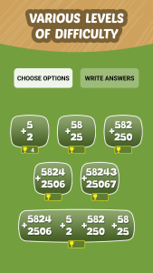 اسکرین شات 8 برنامه Math games, problems and learn