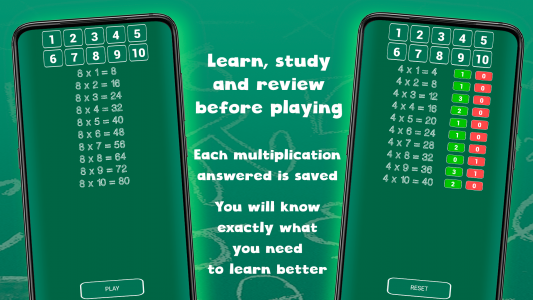 اسکرین شات برنامه Multiplication tables for kids 7