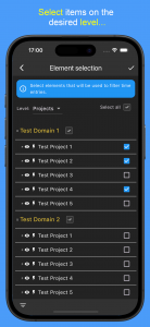 اسکرین شات 6 برنامه Time Tracker - Timesheet