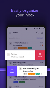 اسکرین شات 2 برنامه Proton Mail: Encrypted Email