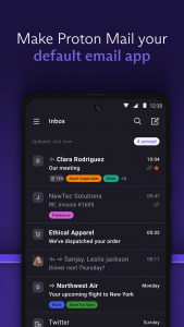 اسکرین شات 4 برنامه Proton Mail: Encrypted Email