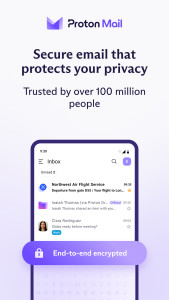 اسکرین شات 1 برنامه Proton Mail: Encrypted Email