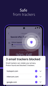 اسکرین شات 3 برنامه Proton Mail: Encrypted Email
