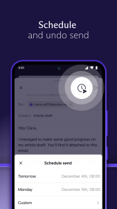 اسکرین شات 4 برنامه Proton Mail: Encrypted Email