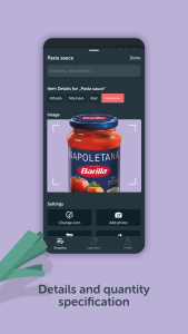 اسکرین شات 3 برنامه Bring! Grocery Shopping List