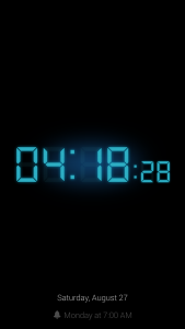 اسکرین شات 2 برنامه Alarm Clock XL