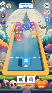 اسکرین شات بازی Merge Cube 2048: Numbers Chain 3
