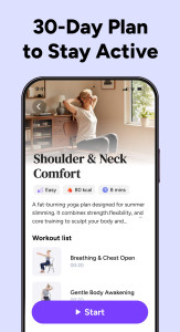 اسکرین شات 5 برنامه Chair Yoga for Seniors at Home