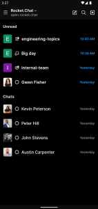 اسکرین شات 4 برنامه Rocket.Chat