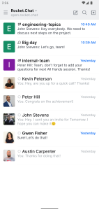 اسکرین شات 2 برنامه Rocket.Chat