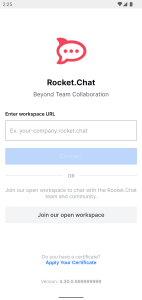 اسکرین شات برنامه Rocket.Chat 5