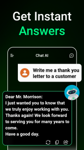 اسکرین شات برنامه ChatBot - AI Chat Assistant 4