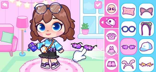 اسکرین شات 2 بازی Chibi Dolls - Games for Girls