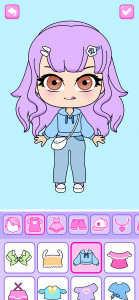 اسکرین شات 4 بازی Chibi Dolls - Games for Girls