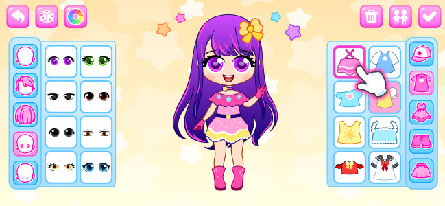 اسکرین شات 5 بازی Chibi Dolls - Games for Girls