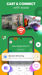 اسکرین شات 1 برنامه Remote & Chromecast TV CASTify