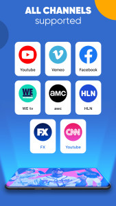 اسکرین شات 2 برنامه Remote & Chromecast TV CASTify