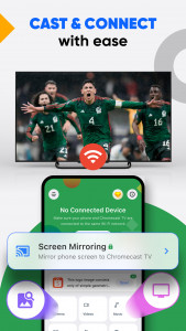 اسکرین شات 1 برنامه Remote & Chromecast TV CASTify