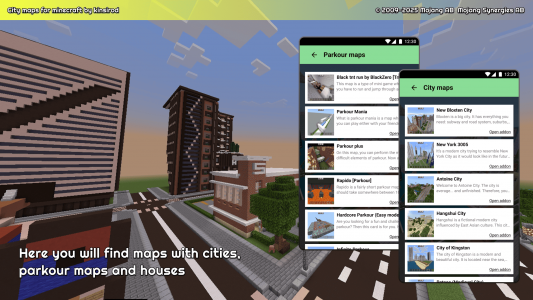 اسکرین شات برنامه city maps for minecraft 2