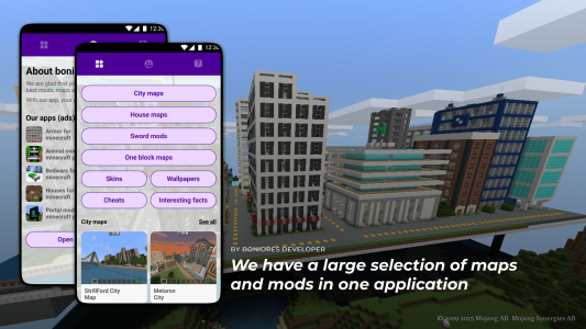 اسکرین شات 2 برنامه city ​​for minecraft