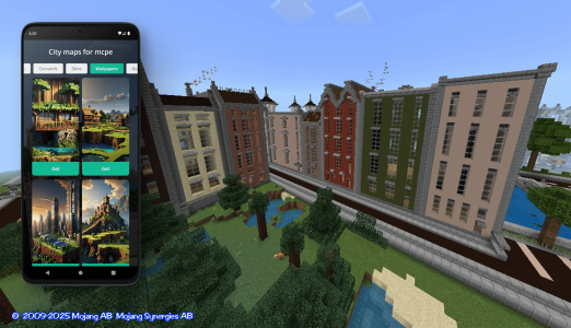 اسکرین شات 3 برنامه city for minecraft mod