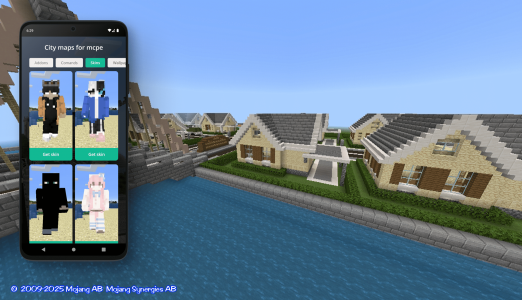 اسکرین شات 2 برنامه city for minecraft mod