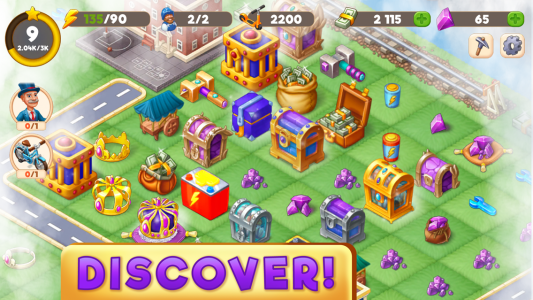 اسکرین شات 3 بازی Mergington Town: Merge & Build