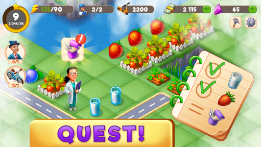 اسکرین شات 4 بازی Mergington Town: Merge & Build