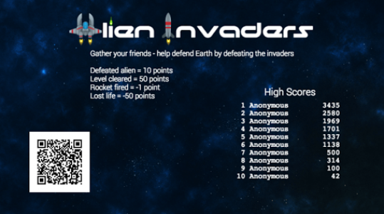 اسکرین شات بازی Alien Invaders Chromecast game 7