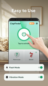 اسکرین شات 3 برنامه Clap to Find My Phone: Whistle