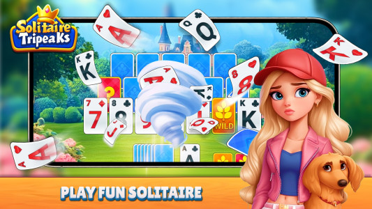 اسکرین شات بازی Solitaire TirPeaks Adventure 1
