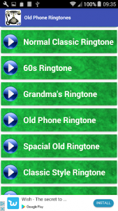 اسکرین شات برنامه Old Phone Ringtones 5