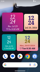 اسکرین شات 3 برنامه Magic Clock Widget