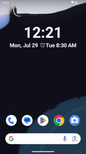 اسکرین شات 1 برنامه Magic Clock Widget