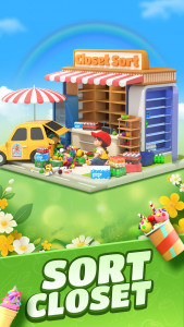 اسکرین شات 1 بازی Closet Sort: Sorting Games
